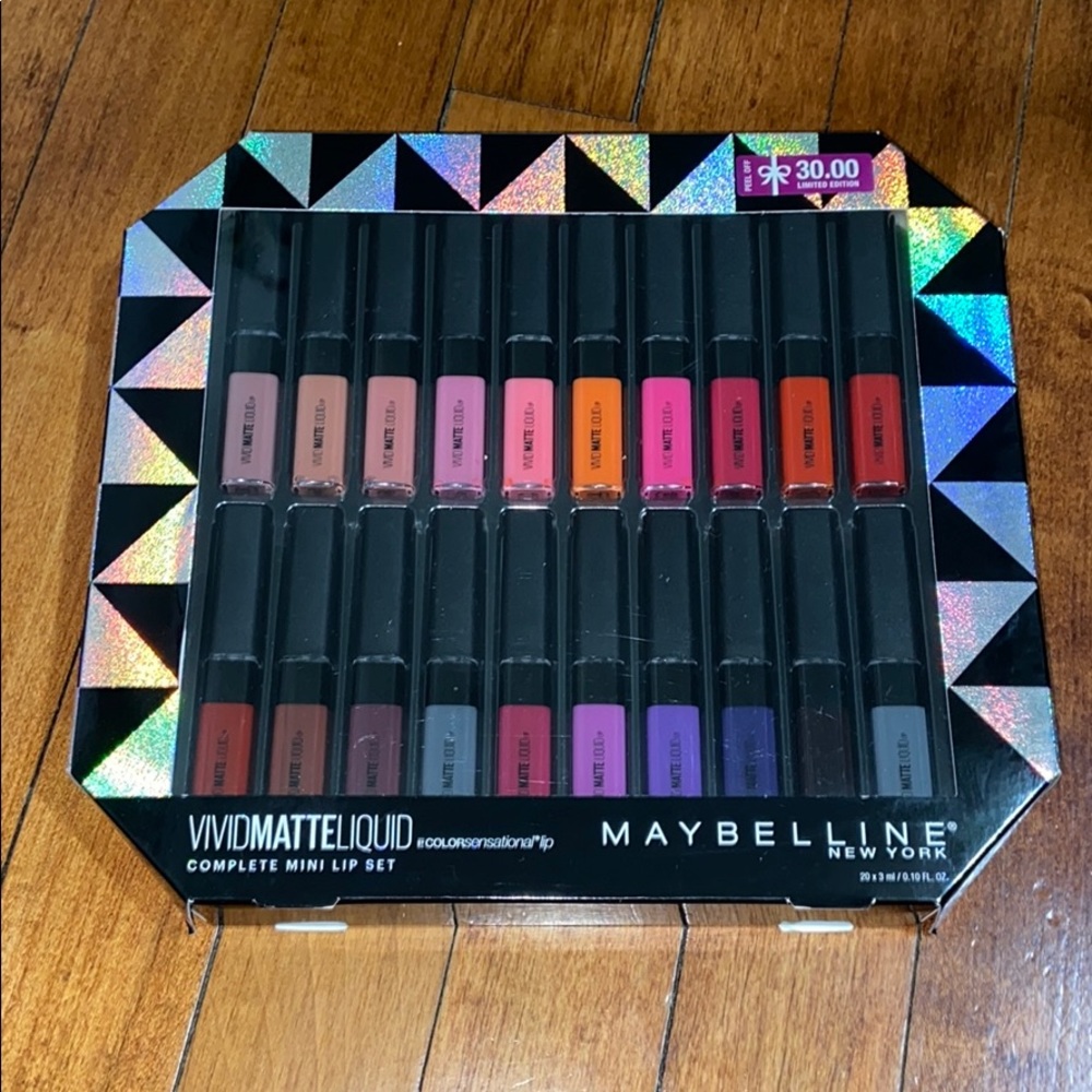 Maybelline vivid matte liquid lip set